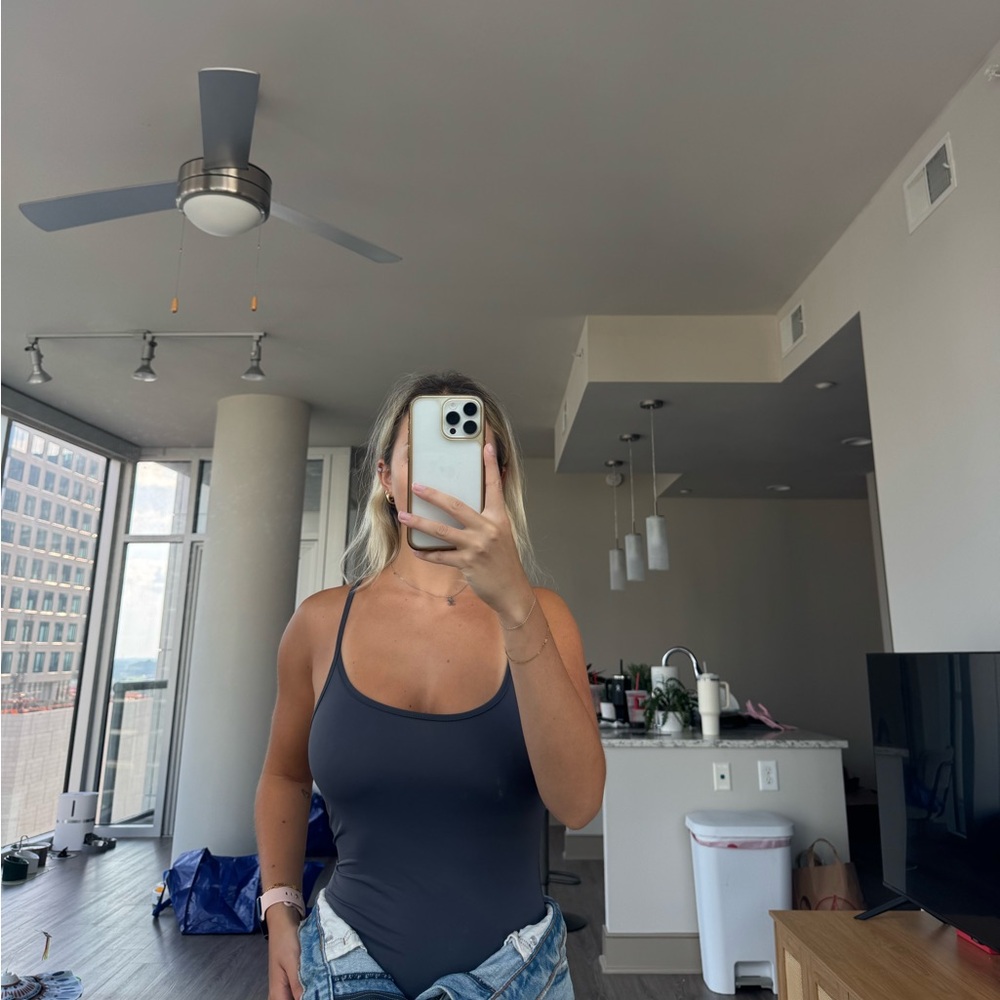 Princess Polly Gray Bodysuit